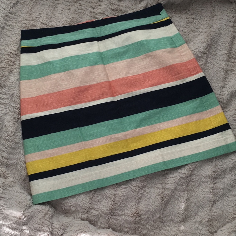 LOFT Striped Skirt